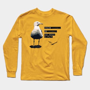 Seagull - Philosophy of LIFE Long Sleeve T-Shirt